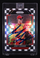 Joey Logano Signed 2022 Panini Prizm Prizms Checkered Flag #51 #15/50 at PristineAuction.com