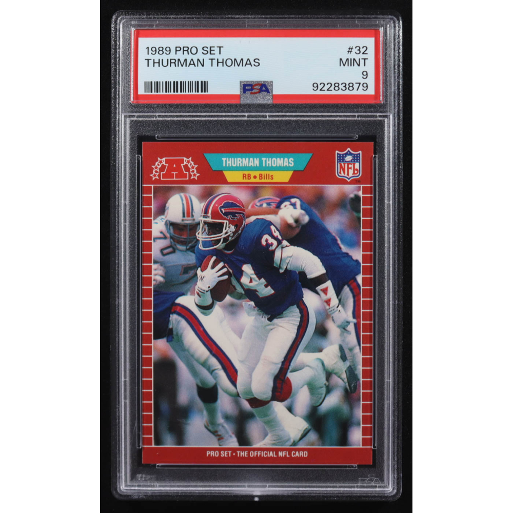 Thurman Thomas 1989 Pro Set #32 RC (PSA 9) at PristineAuction.com