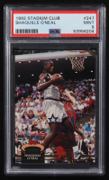 Shaquille O'Neal 1992-93 Stadium Club #247 RC (PSA 9) at PristineAuction.com