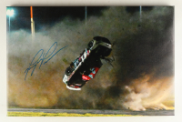 Ryan Preece Signed NASCAR 2023 Daytona Crash 20x30 Gallery Wrapped Photo on SpeedCanvas (PA) at PristineAuction.com