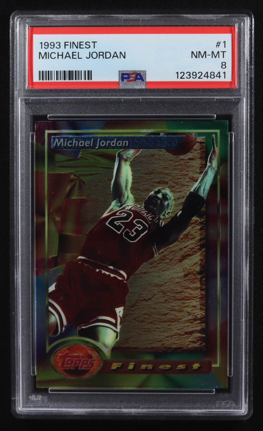 Michael Jordan 1993-94 Finest #1 (PSA 8) at PristineAuction.com Michael Jordan 1993-94 Finest #1 (PSA 8) at PristineAuction.com