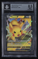 Pikachu V 2020 Pokemon TCG Sword & Shield Vivid Voltage #043 (BGS 8.5) at PristineAuction.com