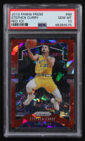 Stephen Curry 2019-20 Panini Prizm Prizms Red Ice #98 (PSA 10) at PristineAuction.com