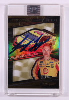 Joey Logano Signed 2017 Panini Torque Clear Vision Gold #12 #093/149 at PristineAuction.com