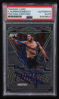 Khabib Nurmagomedov Signed 2021 Panini Prizm UFC Fearless #22 (PSA) at PristineAuction.com