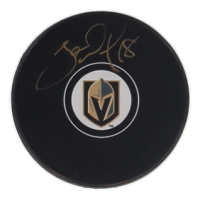 James Neal Signed Golden Knights Logo Hockey Puck (JSA) at PristineAuction.com
