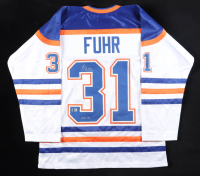 Grant Fuhr Signed Jersey Inscribed "HOF 03" (Beckett) at PristineAuction.com