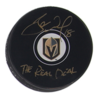 James Neal Signed Golden Knights Logo Hockey Puck Inscribed "The Real Deal" (JSA) at PristineAuction.com