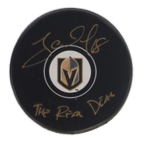 James Neal Signed Golden Knights Logo Hockey Puck Inscribed "The Real Deal" (JSA) at PristineAuction.com
