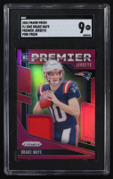 Drake Maye 2024 Panini Prizm Premier Jerseys Pink #PJ-DME RC (SGC 9) at PristineAuction.com