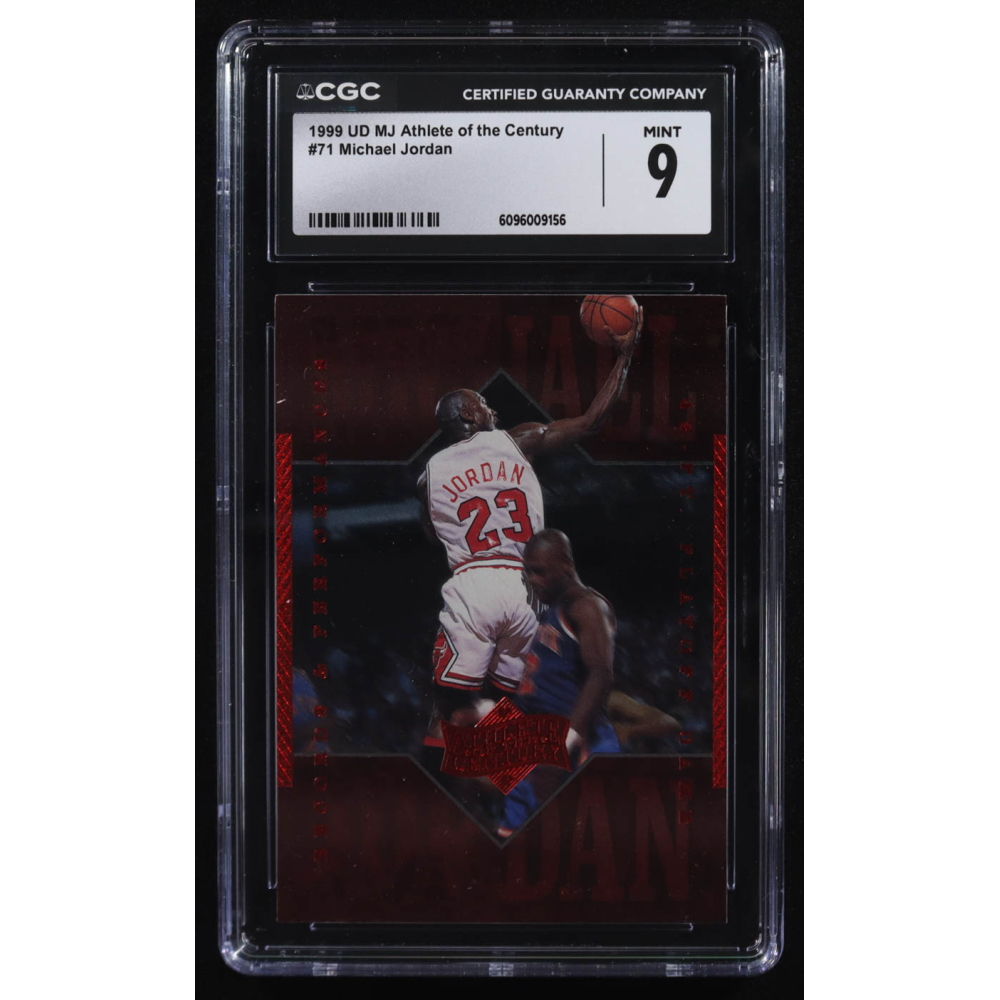 Michael Jordan 1999 Upper Deck Michael Jordan Athlete of the Century #71 (CGC 9) at PristineAuction.com
