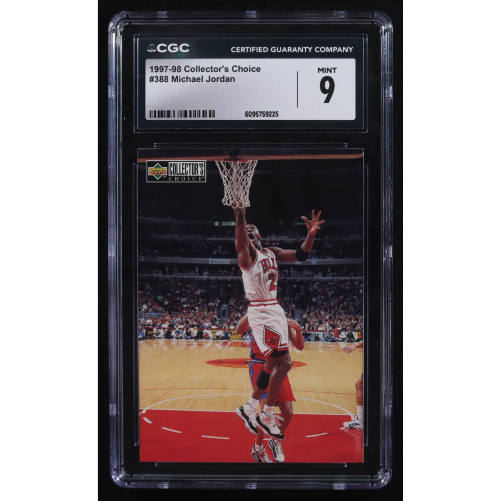 Michael Jordan 1997-98 Collector's Choice #388 MM (CGC 9) at PristineAuction.com