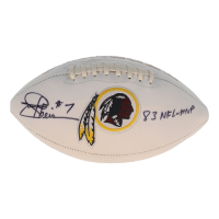 Joe Theismann Signed Redskins Logo Football Inscribed "83 NFL-MVP" (JSA) at PristineAuction.com
