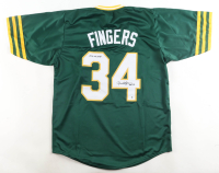Rollie Fingers Signed Jersey Inscribed "1974 WS MVP" & "HOF 92" (JSA) at PristineAuction.com