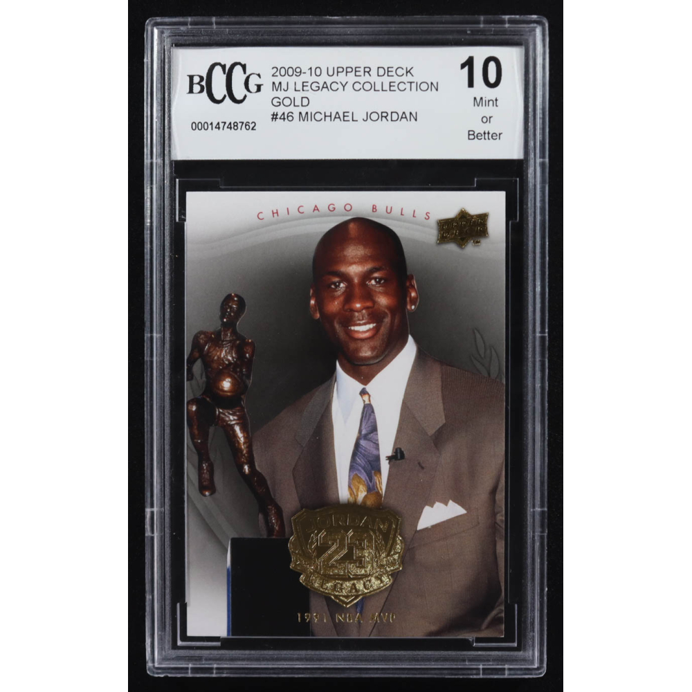 Michael Jordan 2009-10 Upper Deck Michael Jordan Legacy Collection Gold #46 (BCCG 10) at PristineAuction.com