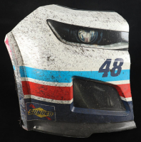 Alex Bowman Race-Used 2022 Goodyear 400 #48 Valvoline Right Partial Nose Car Piece (Hendrick Motorsports) at PristineAuction.com