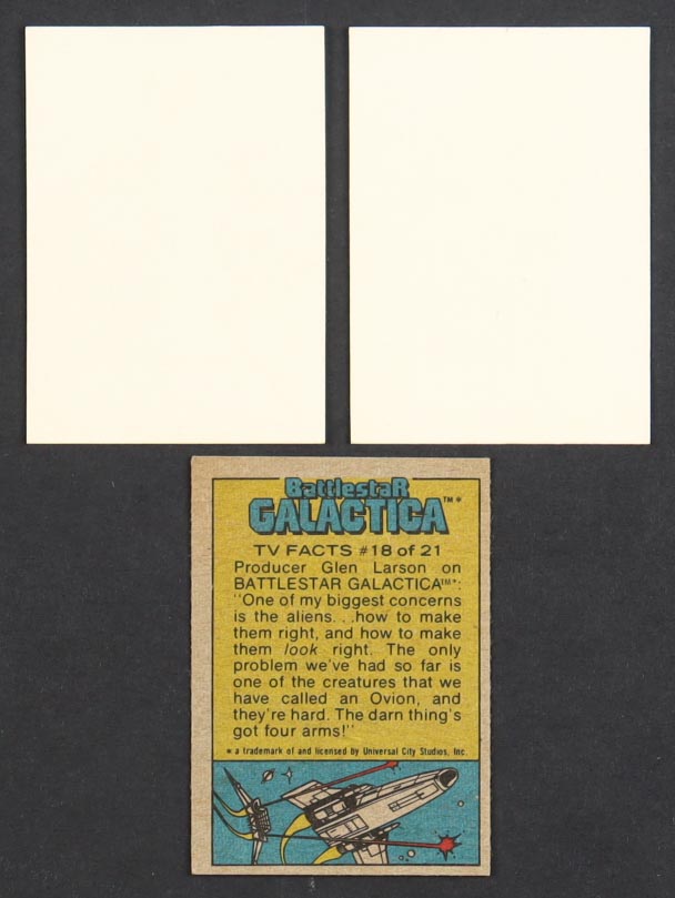 1978 Battle Star Galactica Complete Set of (132) Cards at PristineAuction.com 1978 Battle Star Galactica Complete Set of (132) Cards at PristineAuction.com