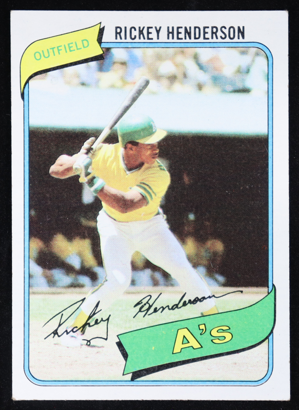 Rickey Henderson 1980 Topps #482 RC at PristineAuction.com Rickey Henderson 1980 Topps #482 RC at PristineAuction.com