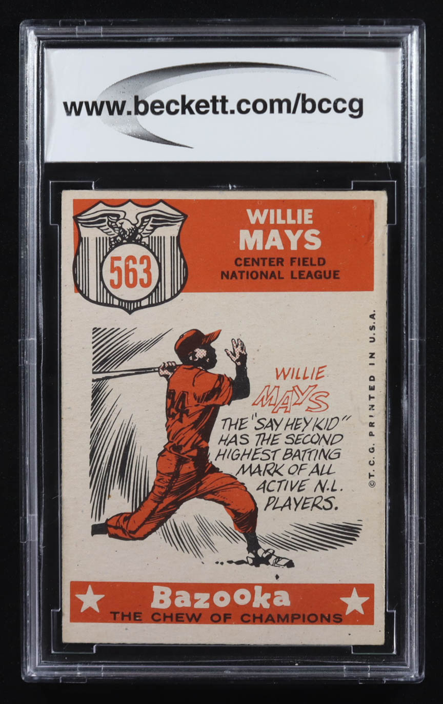 Willie Mays 1959 Topps #563 AS (BCCG 8) at PristineAuction.com Willie Mays 1959 Topps #563 AS (BCCG 8) at PristineAuction.com
