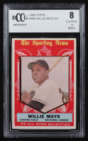Willie Mays 1959 Topps #563 AS (BCCG 8) at PristineAuction.com