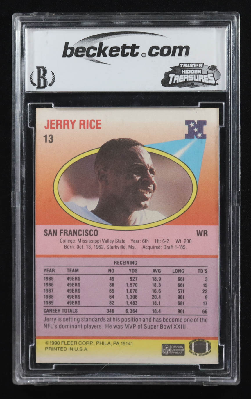 Jerry Rice 1990 Fleer #13 (BCCG 10) at PristineAuction.com Jerry Rice 1990 Fleer #13 (BCCG 10) at PristineAuction.com