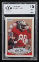 Jerry Rice 1990 Fleer #13 (BCCG 10) at PristineAuction.com