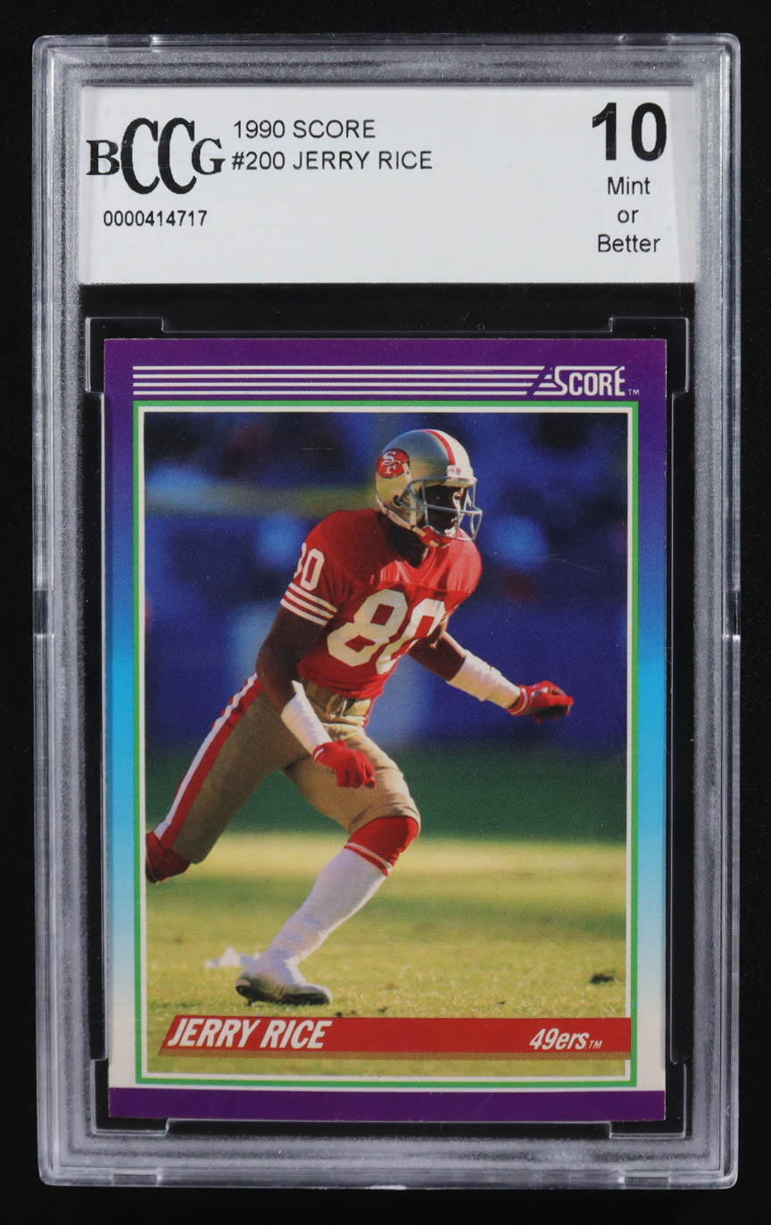 Jerry Rice 1990 Score #200 (BCCG 10) at PristineAuction.com Jerry Rice 1990 Score #200 (BCCG 10) at PristineAuction.com