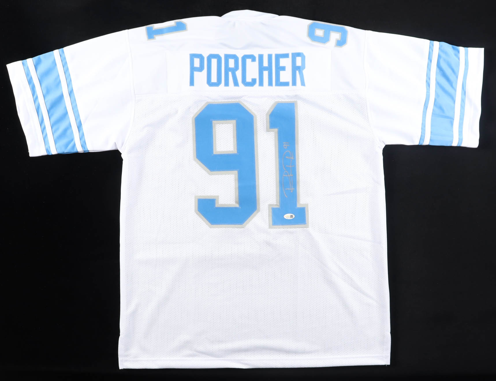 Robert Porcher Signed Jersey (JSA) at PristineAuction.com Robert Porcher Signed Jersey (JSA) at PristineAuction.com