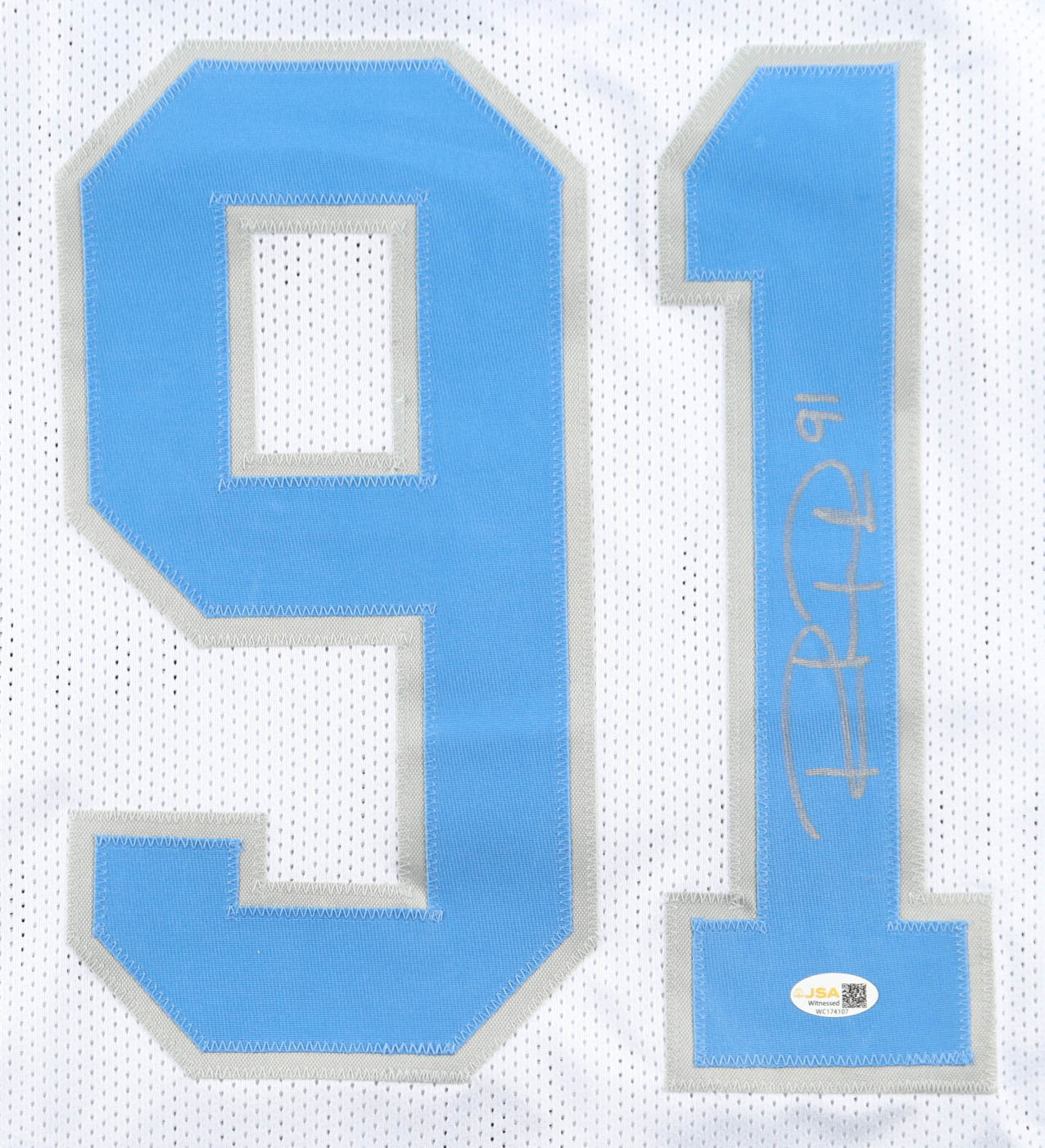 Robert Porcher Signed Jersey (JSA) at PristineAuction.com Robert Porcher Signed Jersey (JSA) at PristineAuction.com