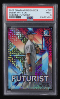Bobby Witt Jr. 2021 Bowman Chrome Mega Box Futurist Refractors #FUTBW RC (PSA 9) at PristineAuction.com