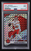Patrick Mahomes II 2021 Panini Mosaic Mosaic #221 (PSA 9) at PristineAuction.com