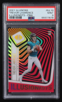 Trevor Lawrence 2021 Panini Illusions Illusionists Pink #10 #297/399 RC (PSA 9) at PristineAuction.com
