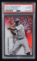 Jackie Robinson 2022 Topps Pristine Red Refractors #175 #4/5 (PSA 10) at PristineAuction.com