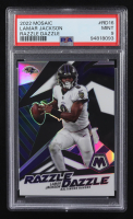 Lamar Jackson 2022 Panini Mosaic Razzle Dazzle #16 (PSA 9) at PristineAuction.com