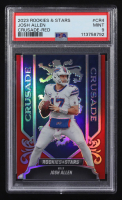 Josh Allen 2023 Rookies and Stars Crusade Red #4 #20/99 (PSA 9) at PristineAuction.com