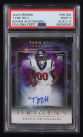 Tank Dell 2023 Panini Origins Rookie Autographs #24 RC (PSA 9 | Auto 10) at PristineAuction.com
