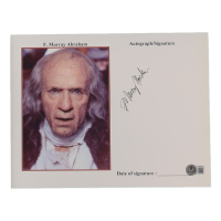 F. Murray Abraham Signed 8x10 Photo (Beckett) at PristineAuction.com