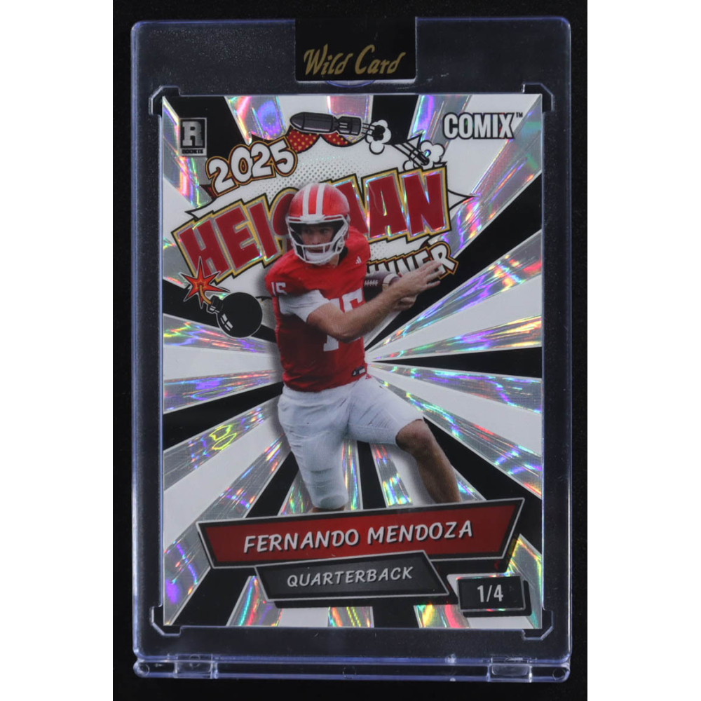 Fernando Mendoza 2025 Wild Card Comix 2025 Heisman Winner #ACHO-FM08 RC #1/4 at PristineAuction.com