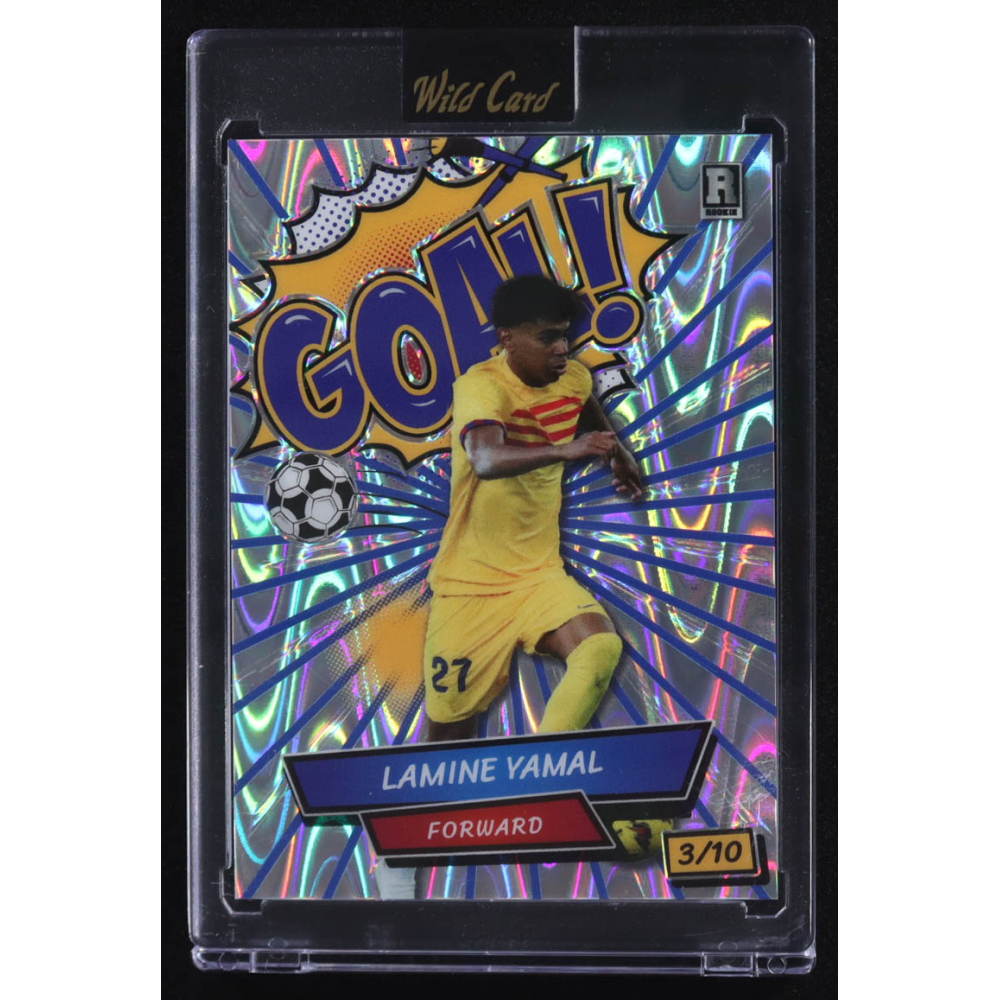 Lamine Yamal 2024 Wild Card Goal! #ACGG-LY2 RC #3/10 at PristineAuction.com
