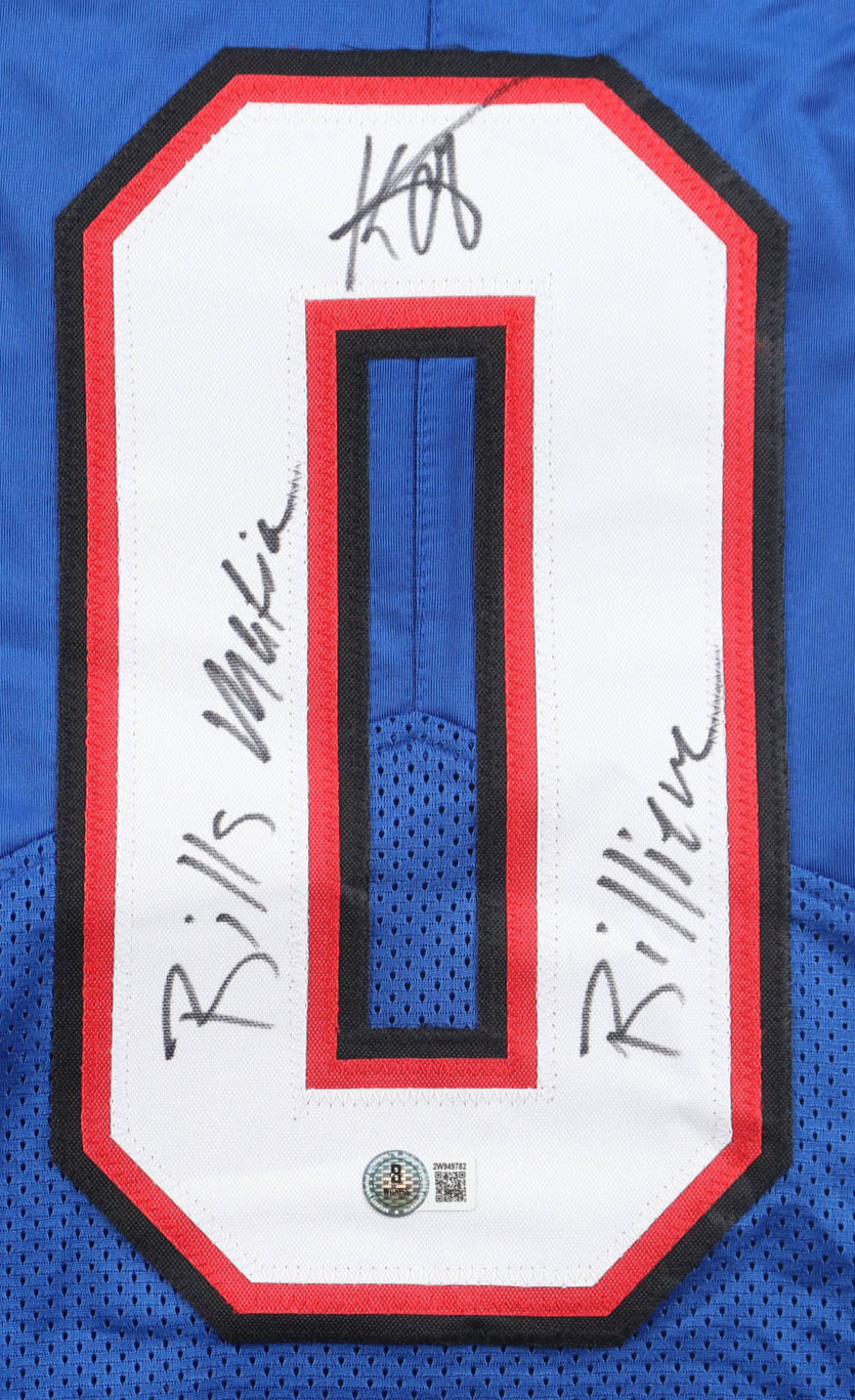 Keon Coleman Signed Jersey Inscribed "Bills Mafia" & "Billieve" (Beckett) at PristineAuction.com Keon Coleman Signed Jersey Inscribed "Bills Mafia" & "Billieve" (Beckett) at PristineAuction.com
