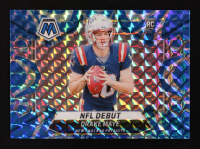 Drake Maye 2024 Panini Mosaic Mosaic Reactive Blue #273 DEB RC at PristineAuction.com