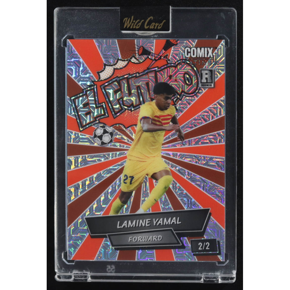 Lamine Yamal 2024 Wild Card El Futuro #ACEF-LY08 RC #2/2 at PristineAuction.com
