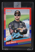 Josh Berry Signed 2024 Donruss Red and Blue #120 Retro at PristineAuction.com