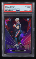 Drake Maye 2024 Panini Phoenix Rookie Rising Purple #44 RC (PSA 9) at PristineAuction.com