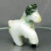 168.81 Carats Natural Jade Horse Carving at PristineAuction.com