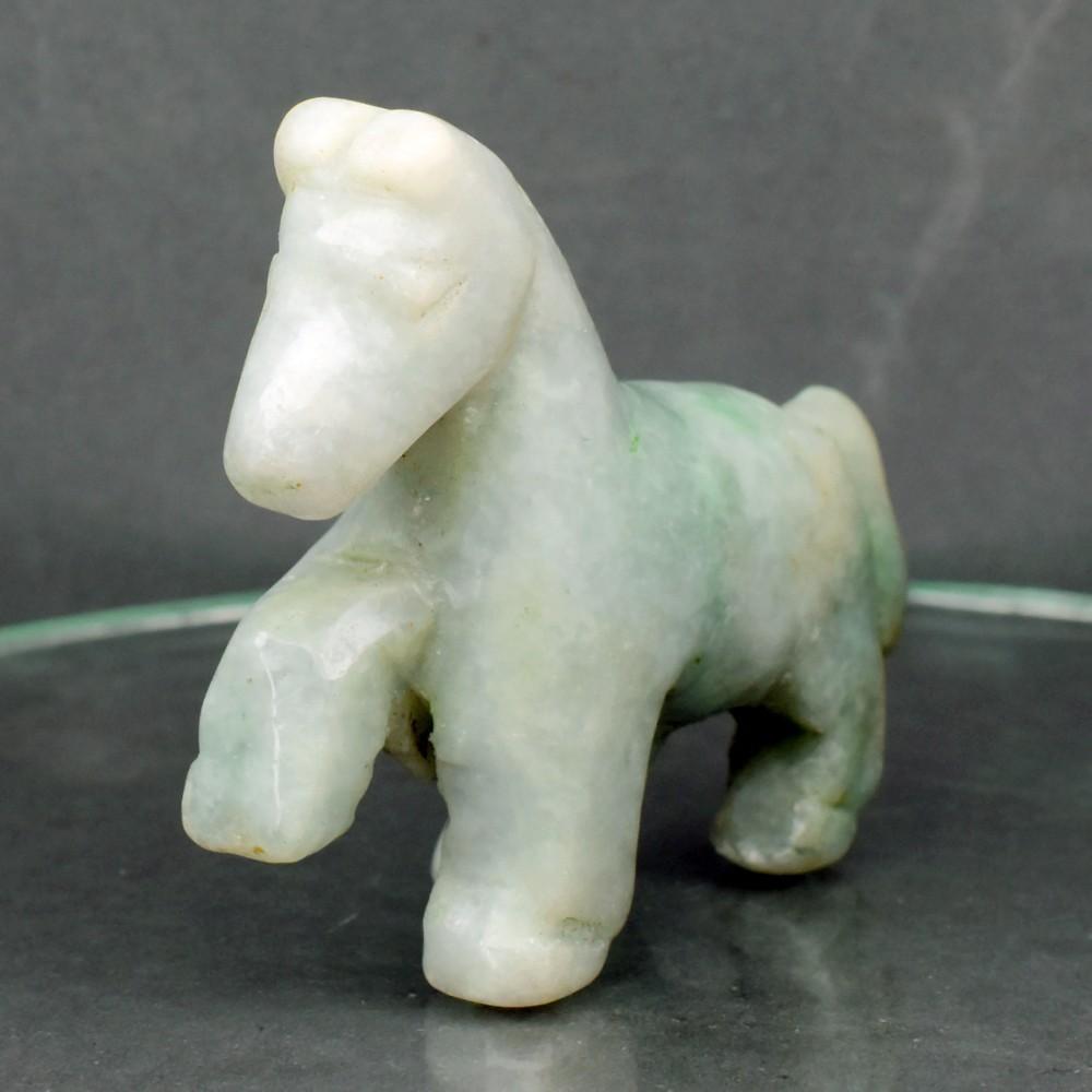165.99 Carats Natural Jade Horse Carving at PristineAuction.com 165.99 Carats Natural Jade Horse Carving at PristineAuction.com