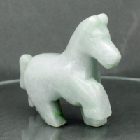 164.41 Carats Natural Jade Horse Carving at PristineAuction.com