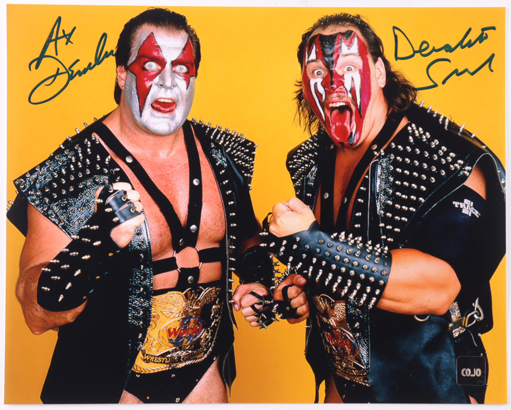 Ax Demolition & Smash Signed WWE 8x10 Photo (COJO) at PristineAuction.com Ax Demolition & Smash Signed WWE 8x10 Photo (COJO) at PristineAuction.com