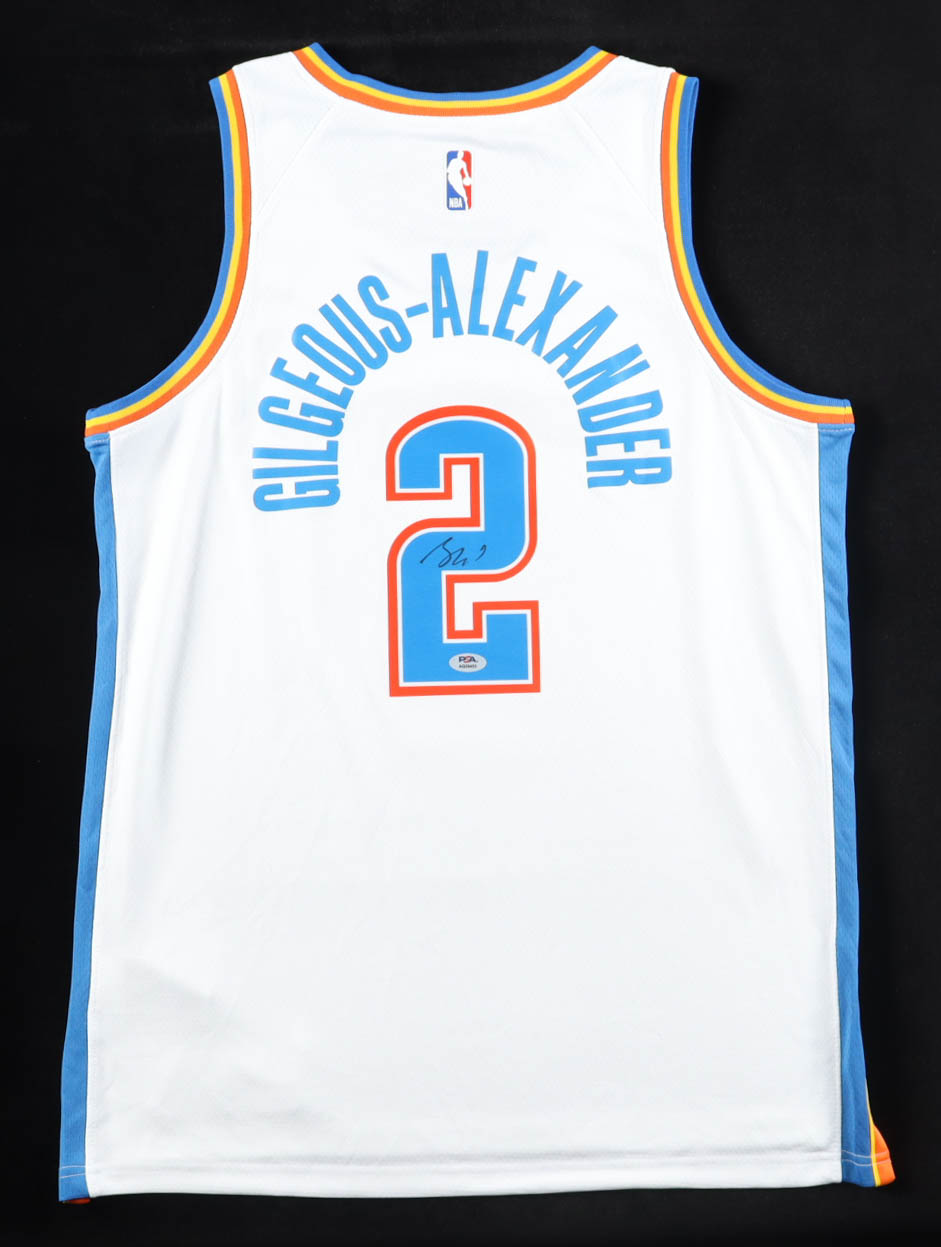 Shai Gilgeous-Alexander Signed Thunder Nike Authentic Jersey (PSA) at PristineAuction.com Shai Gilgeous-Alexander Signed Thunder Nike Authentic Jersey (PSA) at PristineAuction.com