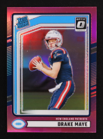 Drake Maye 2024 Donruss Optic Rated Rookies Preview Pink #379 RC at PristineAuction.com